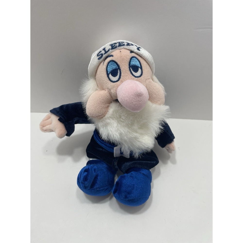Disney Seven Dwarfs Hanukkah‎ Beanie 10" Plush Disney Store Rare Set of 6 - Picture 7 of 9